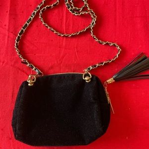 YSL beauty pouch converted to a crossbody.